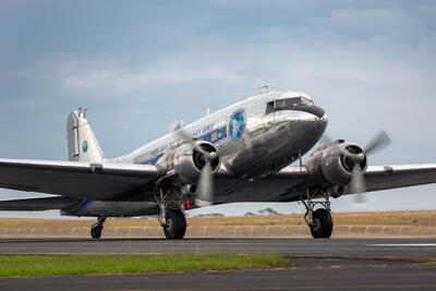 Vintage Douglas DC-3 airliner